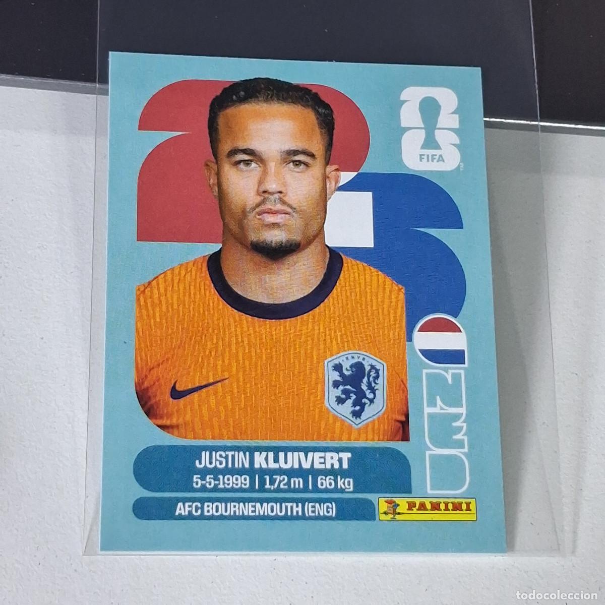 Cromos de F&uacute;tbol: A28 NED16 JUSTIN KLUIVERT 16 PA&Iacute;SES BAJOS HOLANDA NED MUNDIAL FIFA WORLD CUP 2026 STICKER PANINI