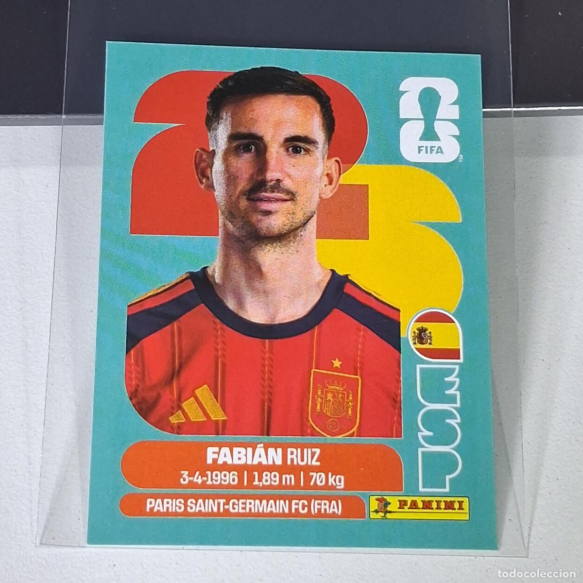 Cromos de F&uacute;tbol: A28 ESP12 FABI&Aacute;N RUIZ 12 ESPA&Ntilde;A ESP SPAIN ESPA&Ntilde;A MUNDIAL FIFA WORLD CUP 2026 STICKER PANINI