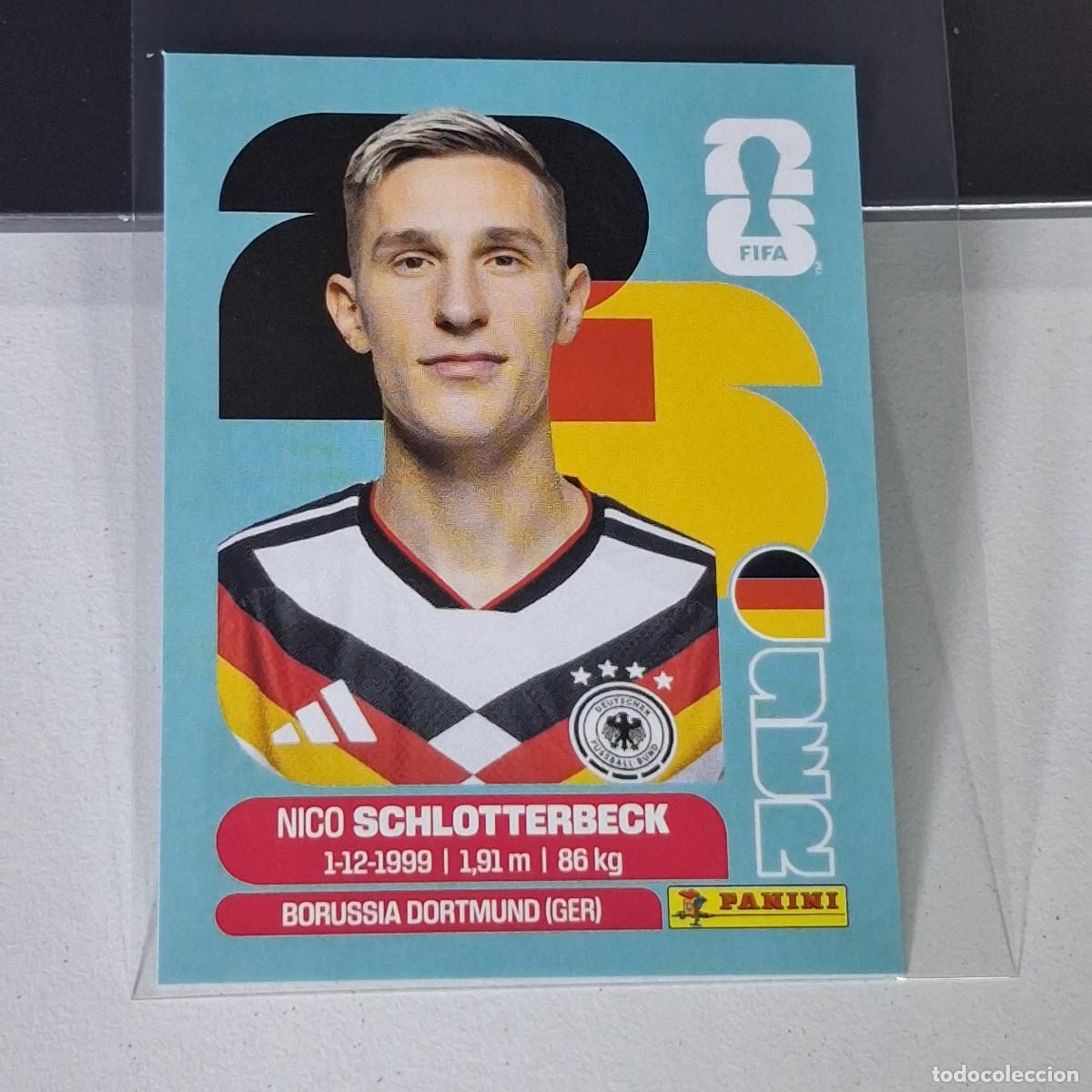 Cromos de F&uacute;tbol: A28 GER5 NICO SCHLOTTERBECK 5 ALEMANIA GER GERMANY MUNDIAL FIFA WORLD CUP 2026 STICKER PANINI