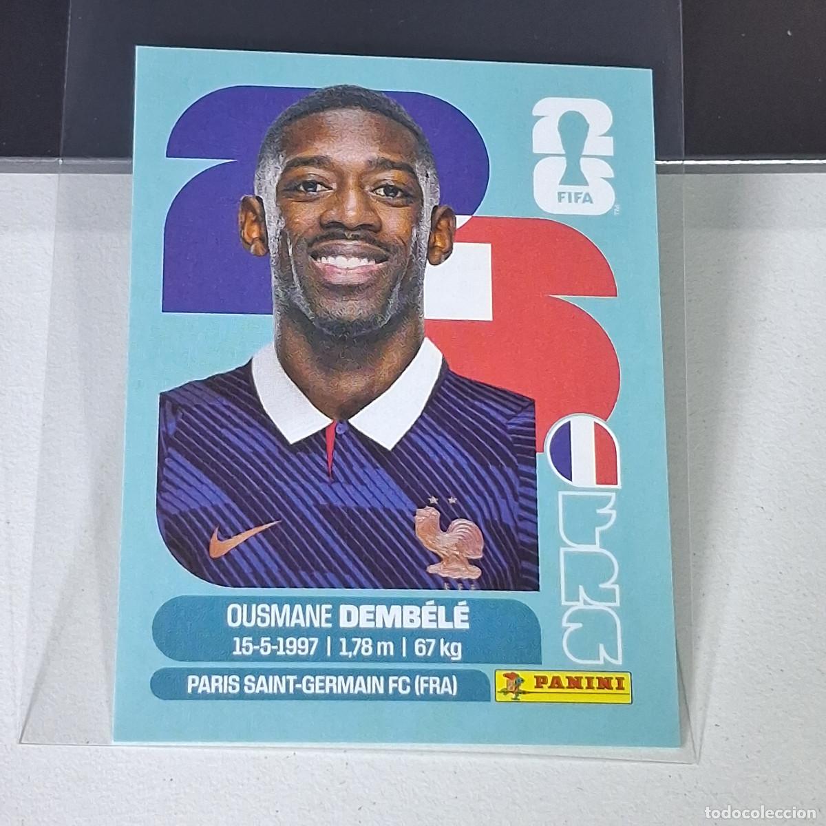 Cromos de F&uacute;tbol: A28 FRA 15 FRA15 OUSMANE DEMB&Eacute;L&Eacute; FRANCIA FRANCE MUNDIAL FIFA WORLD CUP 2026 STICKER PANINI