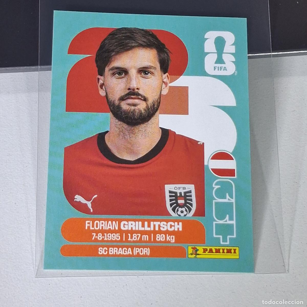 Cromos de F&uacute;tbol: A28 AUT14 FLORIAN GRILLITSCH 14 AUSTRIA AUT MUNDIAL FIFA WORLD CUP 2026 STICKER PANINI