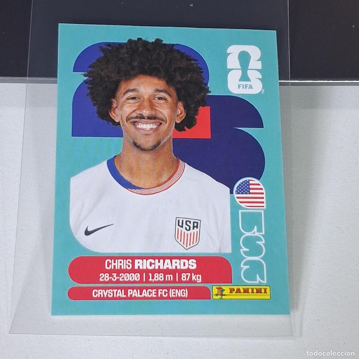 Cromos de F&uacute;tbol: A28 USA3 CHRIS RICHARDS 3 ESTADOS UNIDOS USA MUNDIAL FIFA WORLD CUP 2026 STICKER PANINI