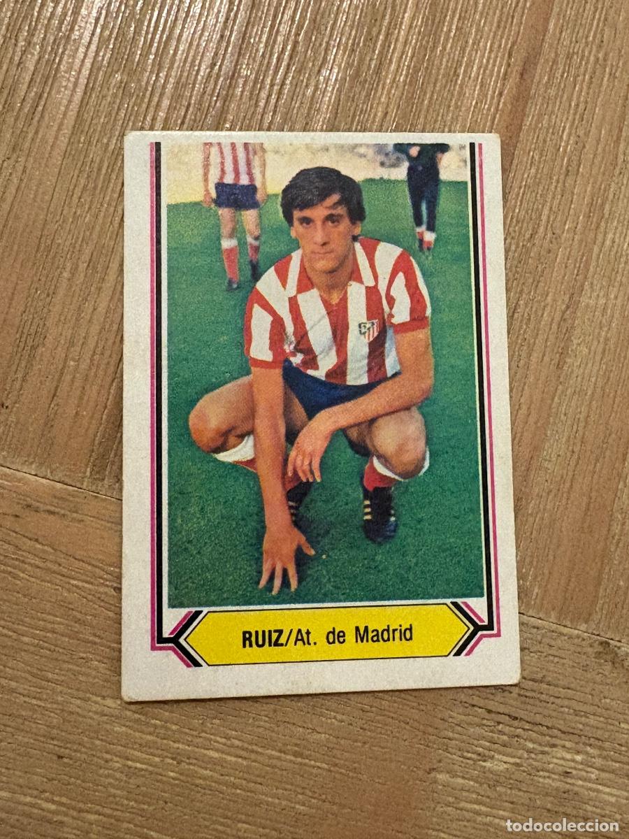 Cromos de F&uacute;tbol: 19. CROMO SIN PEGAR 1980-81 80-81 ATL&Eacute;TICO DE MADRID RUIZ