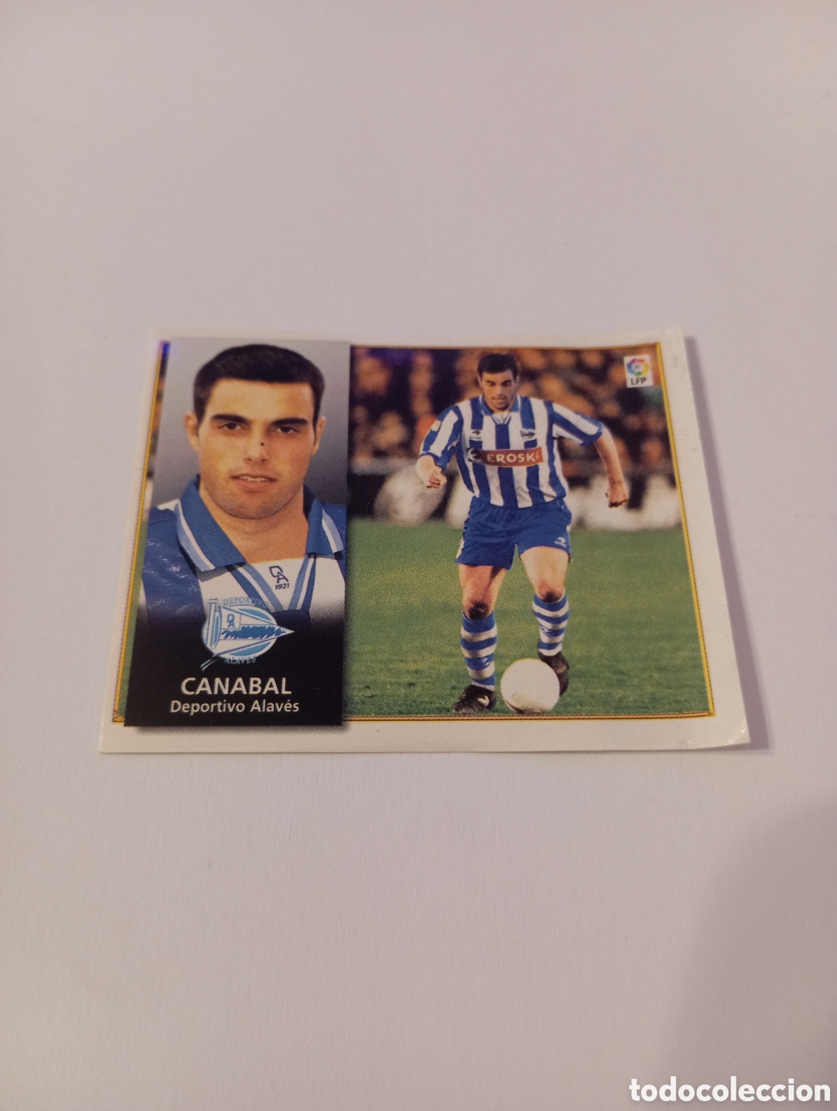 Cartes &agrave; collectionner de Football: CANABAL Alav&eacute;s Liga Este 1998 1999 recuperado 98 99
