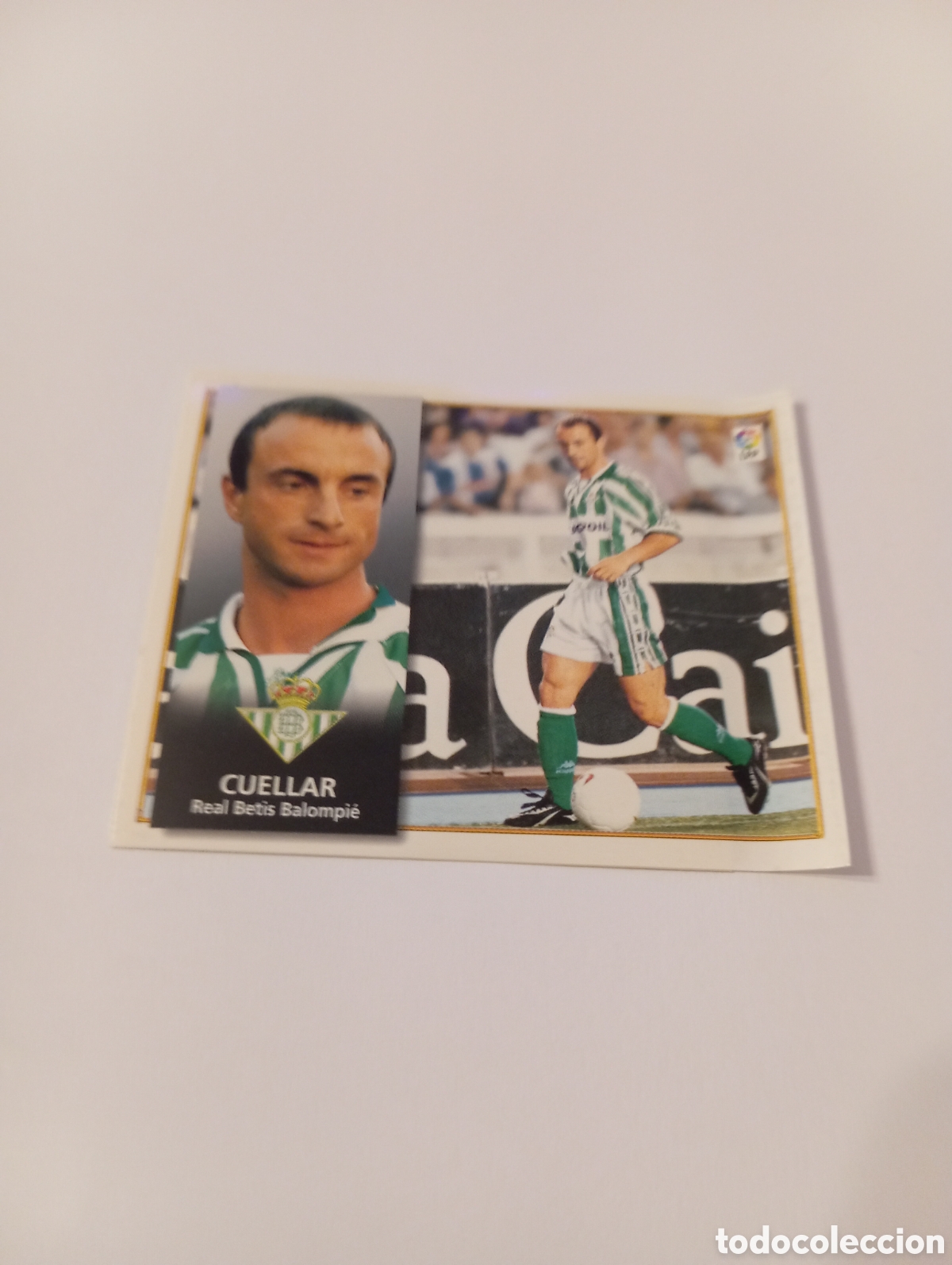 Cromos de F&uacute;tbol: CUELLAR Betis Liga Este 1998 1999 recuperado 98 99