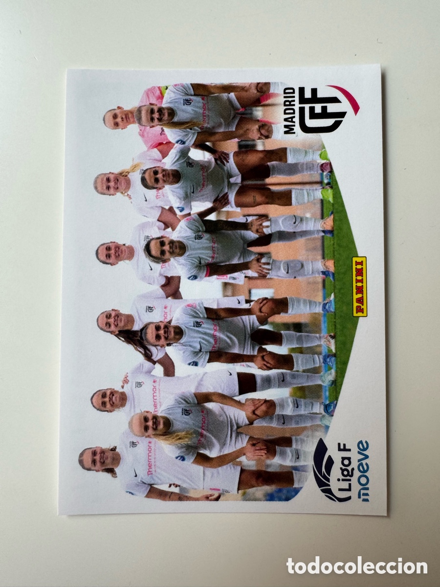 Cromos de F&uacute;tbol: PANINI LIGA F FEMENINA 2025-2026 25-26 &ndash; Madrid CFF N&ordm; 243 PLANTILLA