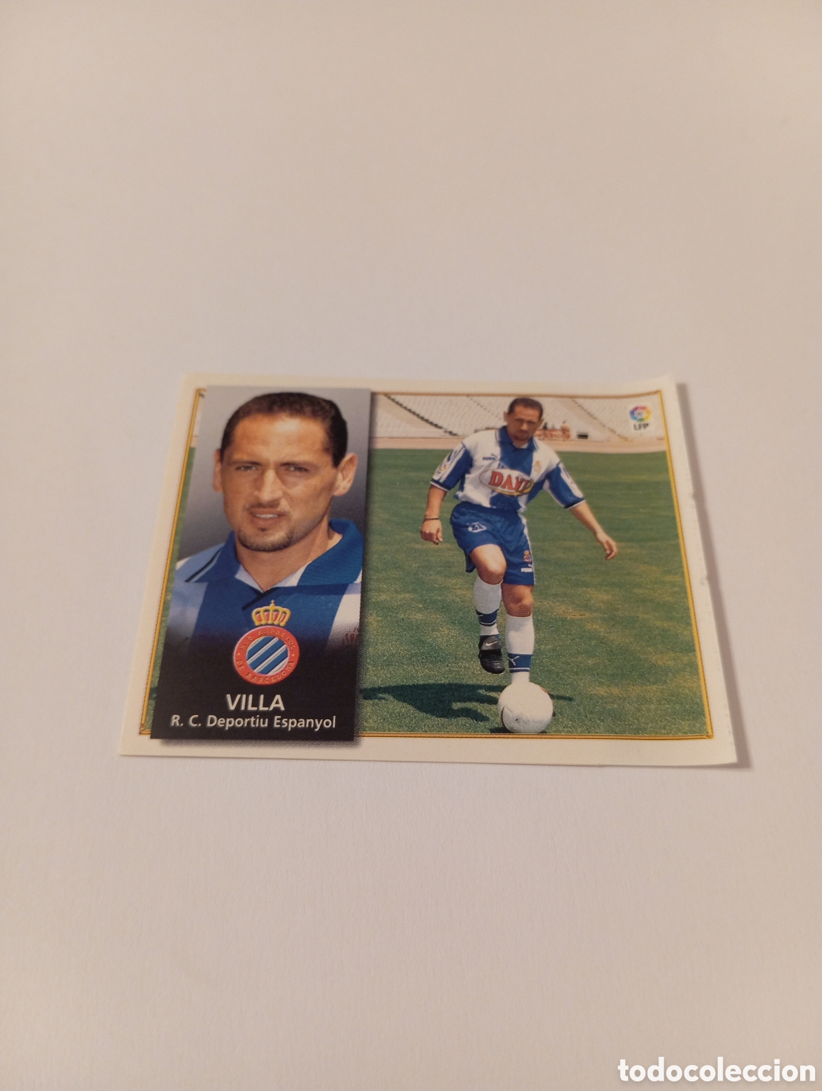 Cromos de F&uacute;tbol: VILLA Espanyol Espa&ntilde;ol Liga Este 1998 1999 recuperado 98 99