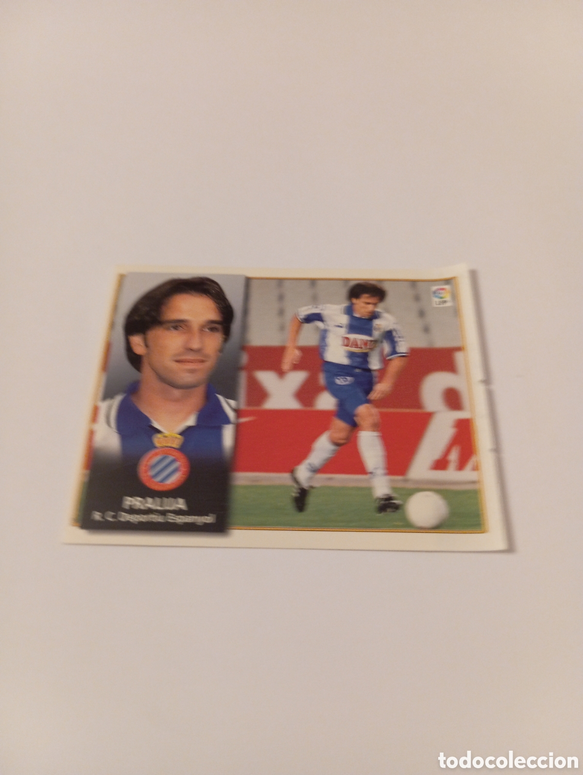 Cromos de F&uacute;tbol: PRALIJA Espanyol Espa&ntilde;ol Liga Este 1998 1999 recuperado 98 99