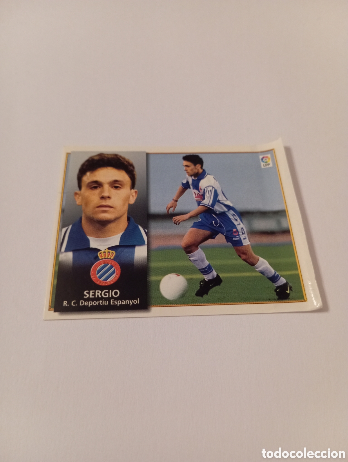 Cromos de F&uacute;tbol: SERGIO Espanyol Espa&ntilde;ol Liga Este 1998 1999 recuperado 98 99