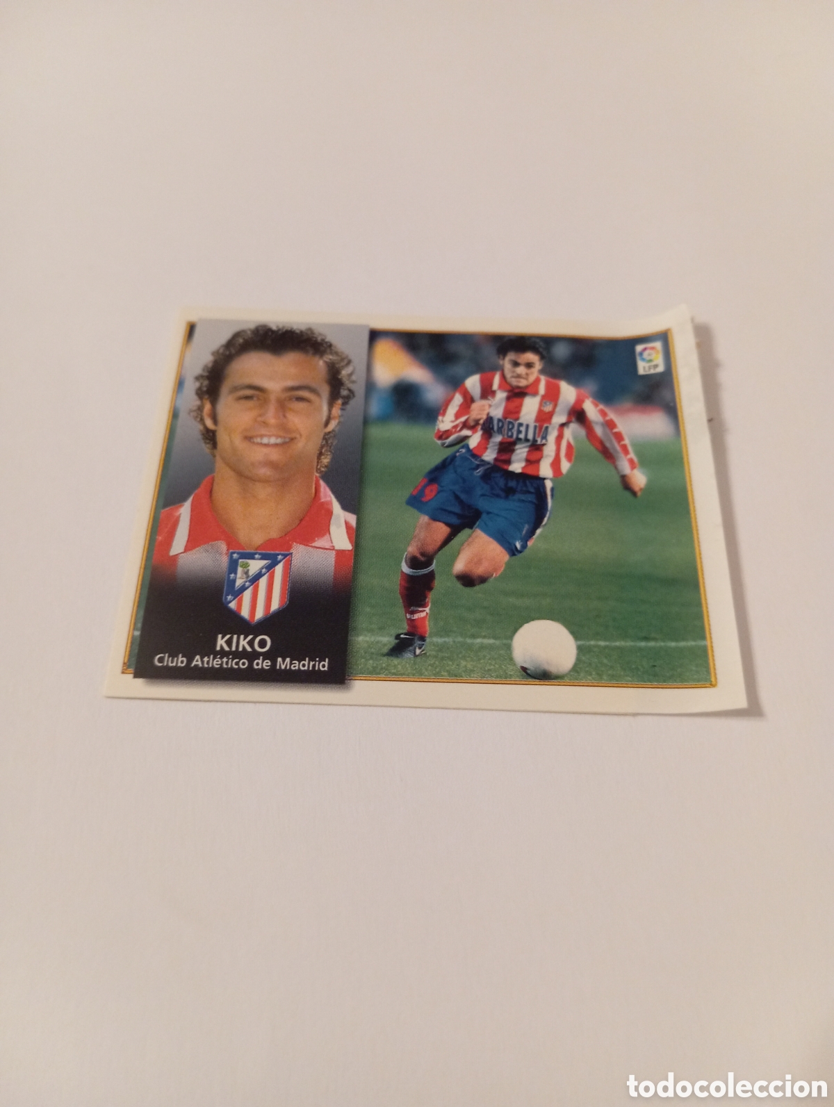 Cromos de F&uacute;tbol: KIKO Atl&eacute;tico de Madrid Liga Este 1998 1999 recuperado 98 99