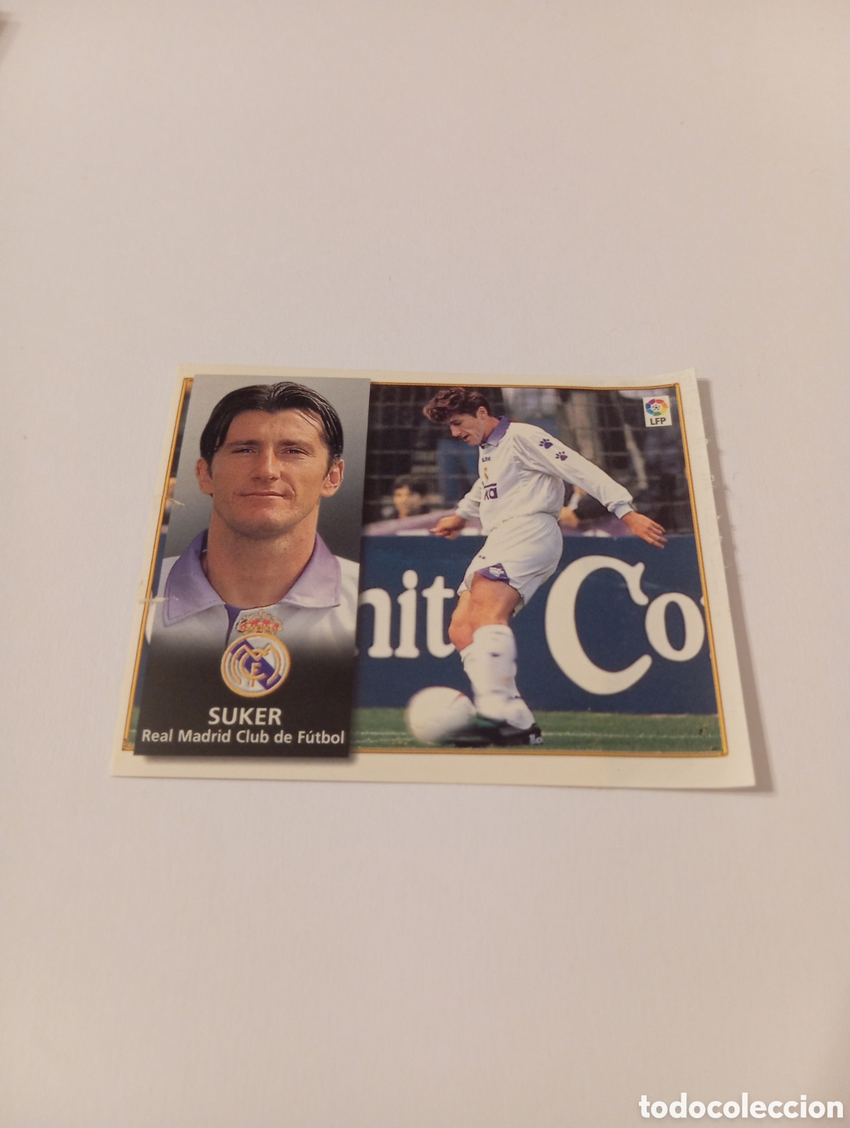 Cartes &agrave; collectionner de Football: SUKER Real Madrid Liga Este 1998 1999 recuperado 98 99