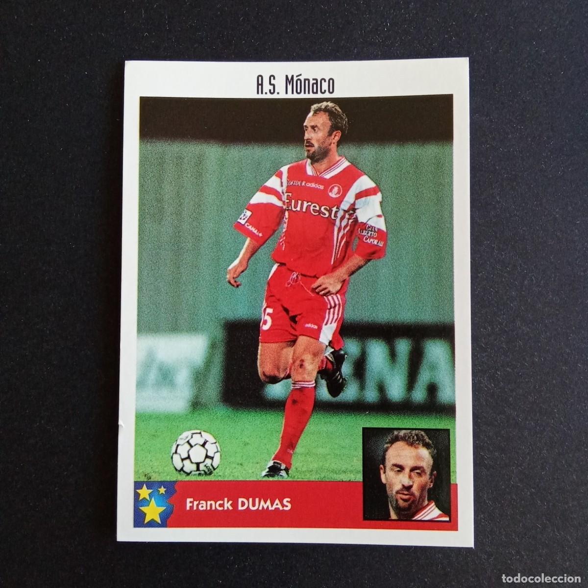 Cromos de F&uacute;tbol: LOS MEJORES EQUIPOS DE EUROPA 1997 1998 97 98 PANINI 172 DUMAS MONACO SIN PEGAR