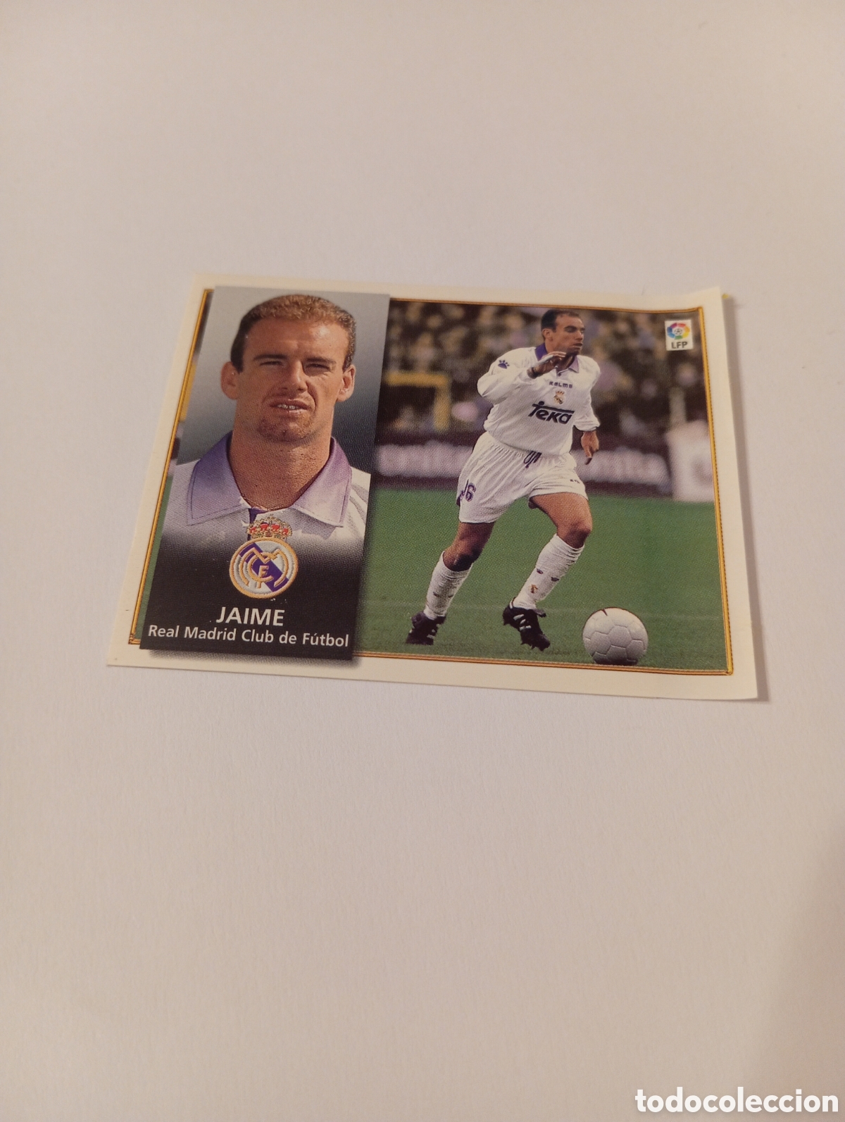 Cromos de F&uacute;tbol: JAIME Real Madrid Liga Este 1998 1999 recuperado 98 99