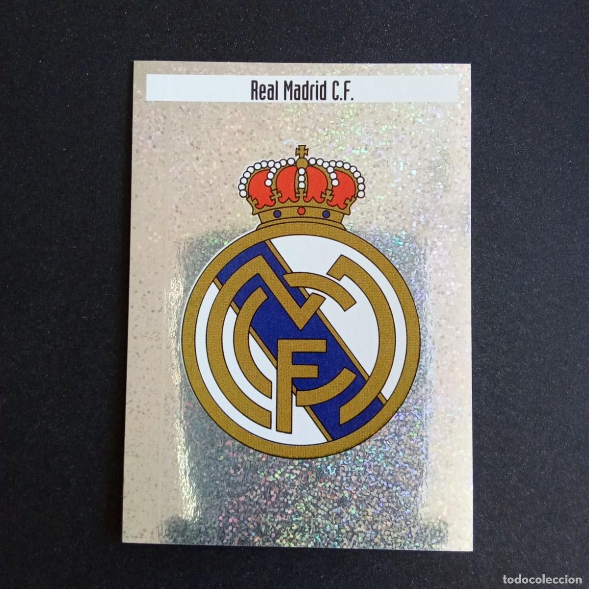 Cromos de F&uacute;tbol: LOS MEJORES EQUIPOS DE EUROPA 1997 1998 97 98 PANINI S ESCUDO REAL MADRID SIN PEGAR