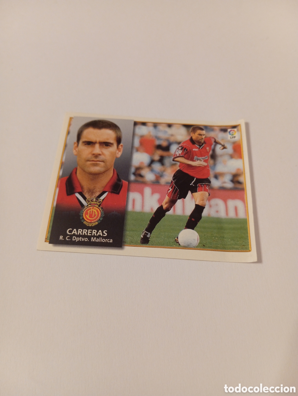 Fu&szlig;ball-Sticker: CARRERAS Mallorca Liga Este 1998 1999 recuperado 98 99
