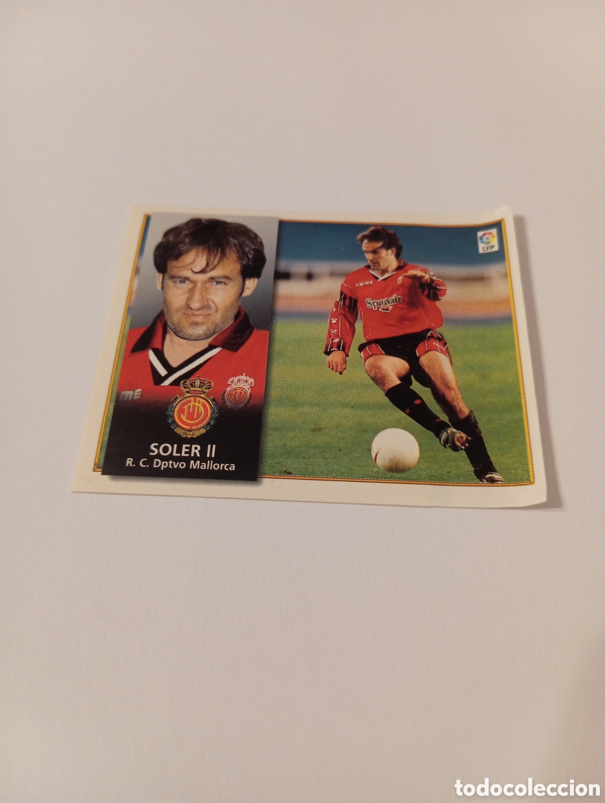 Fu&szlig;ball-Sticker: SOLER II Mallorca Liga Este 1998 1999 recuperado 98 99