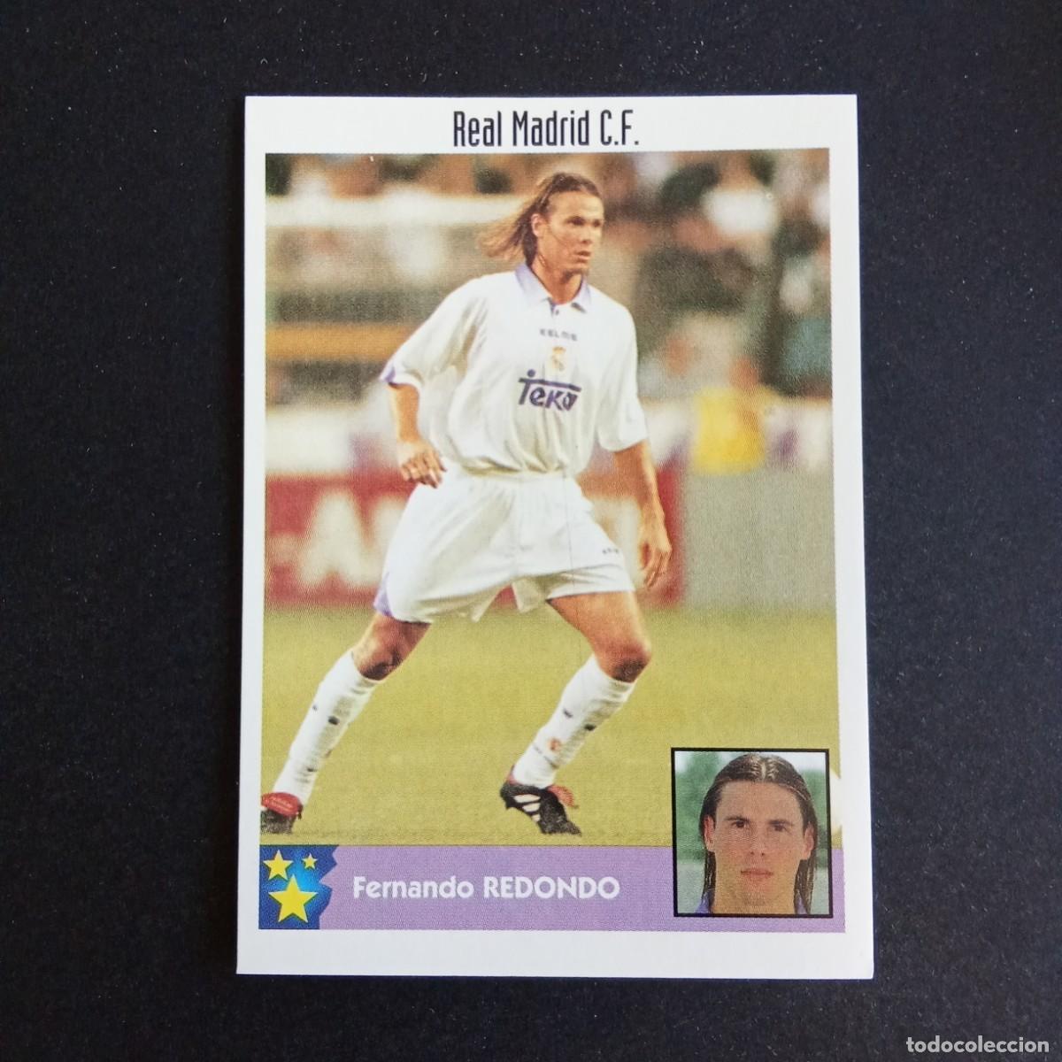 Cromos de F&uacute;tbol: LOS MEJORES EQUIPOS DE EUROPA 1997 1998 97 98 PANINI 223 REDONDO REAL MADRID SIN PEGAR