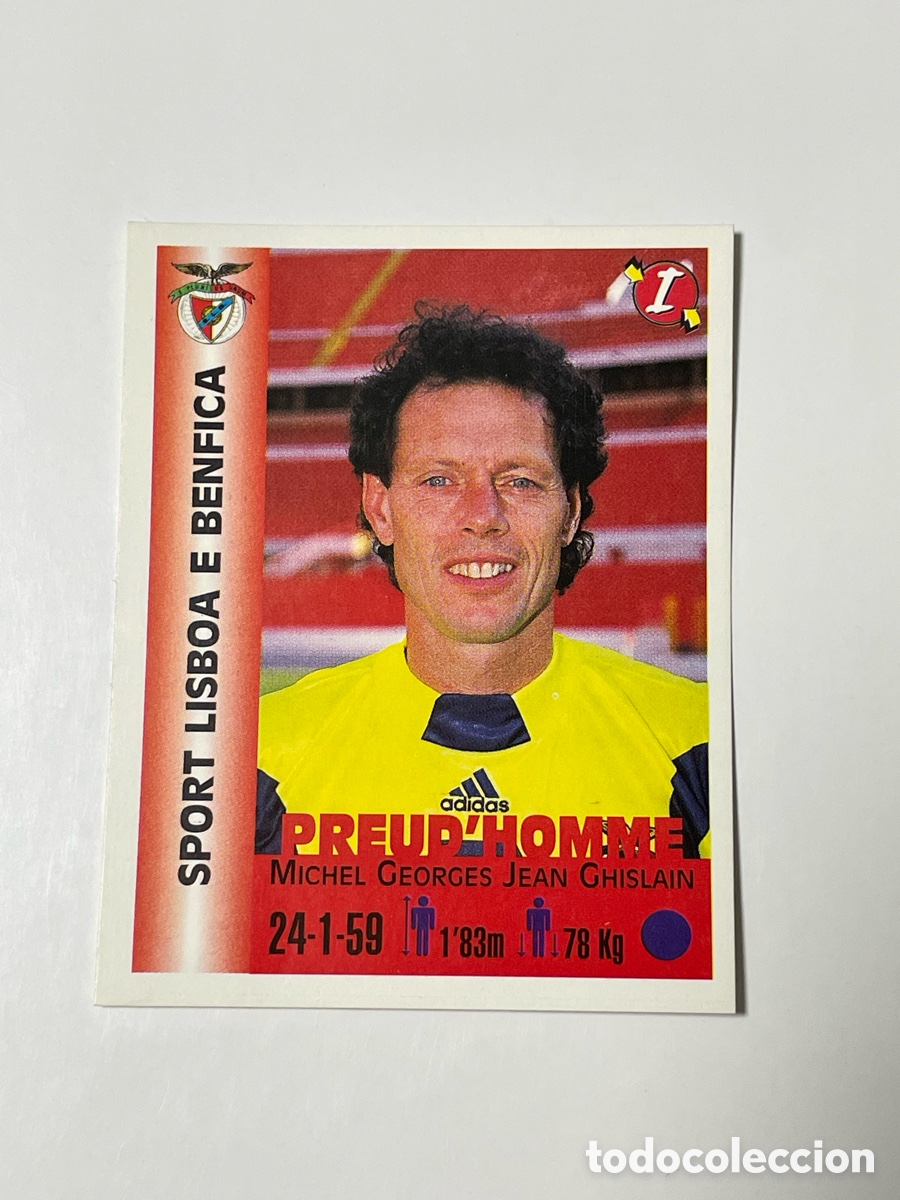 Cromos de F&uacute;tbol: Michel Preud&rsquo;homme Benfica Panini Equipos de Europa 1999 #81