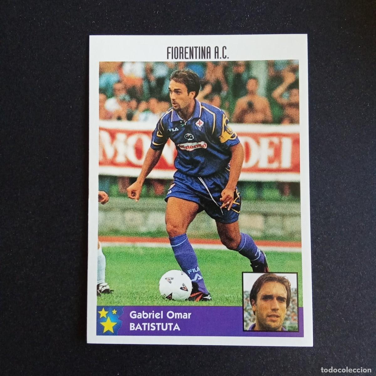 Figurine di Calcio: LOS MEJORES EQUIPOS DE EUROPA 1997 1998 97 98 PANINI 272 BATISTUTA FIORENTINA SIN PEGAR