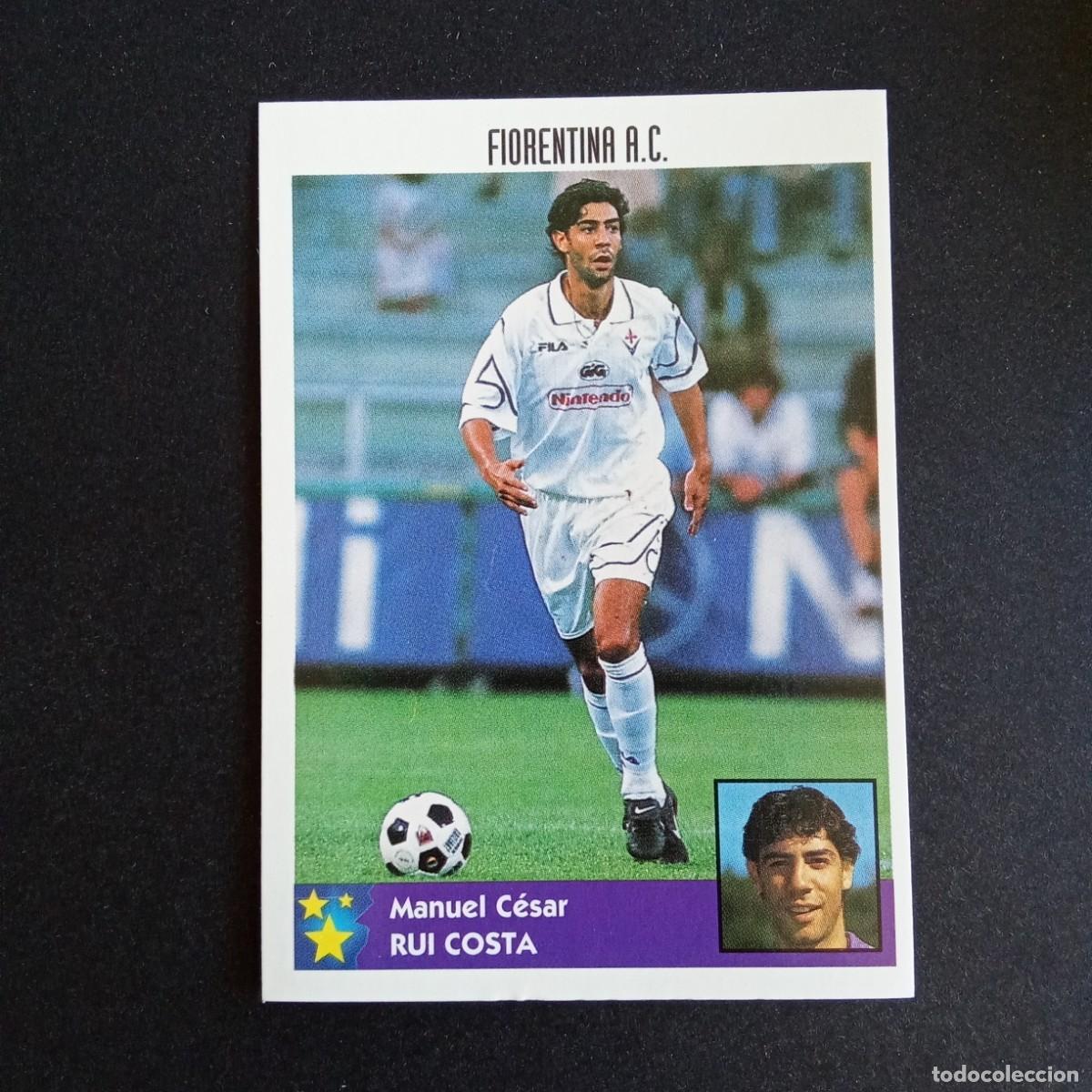 Figurine di Calcio: LOS MEJORES EQUIPOS DE EUROPA 1997 1998 97 98 PANINI 275 RUI COSTA FIORENTINA SIN PEGAR