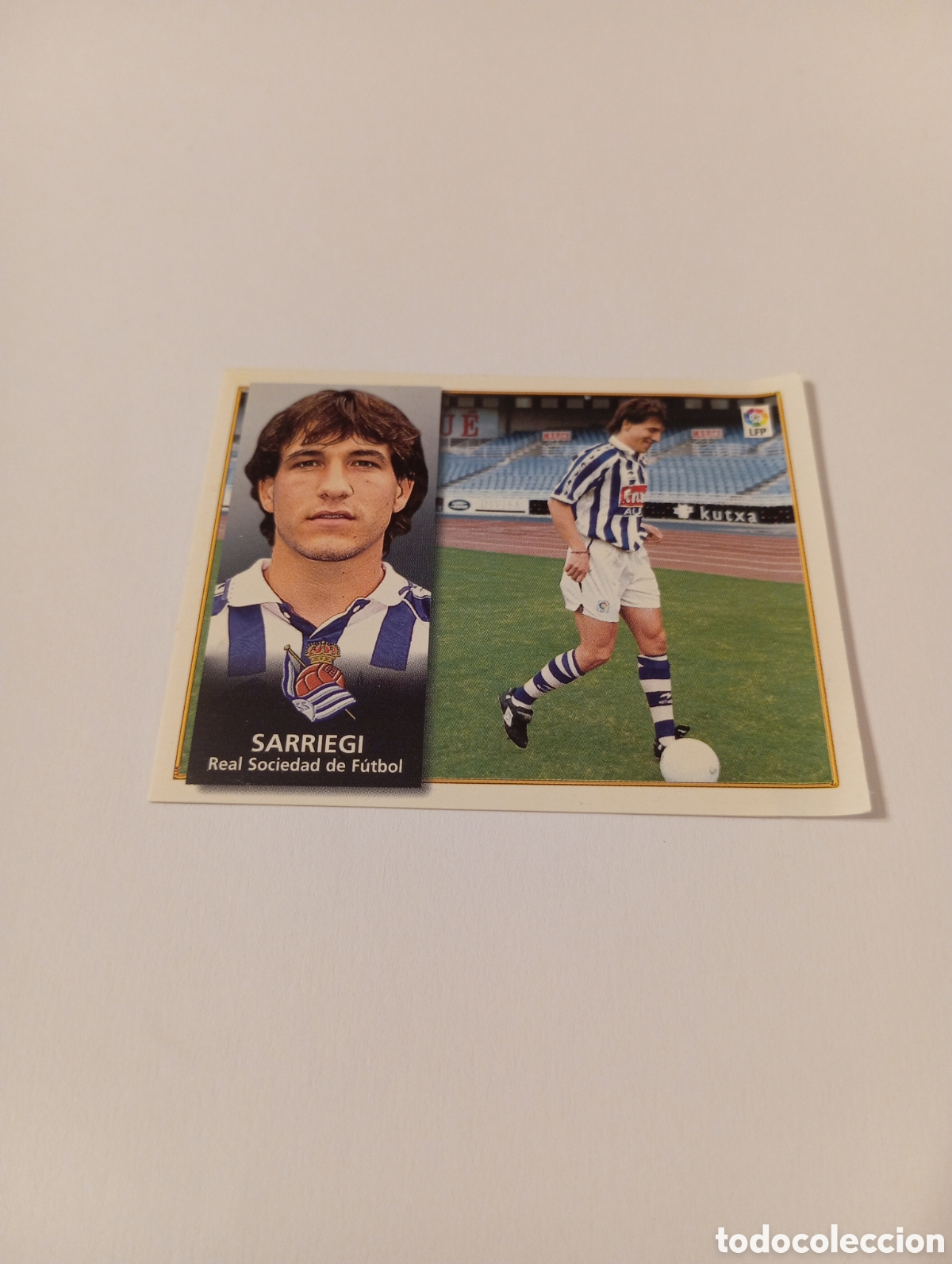 Figurine di Calcio: SARRIEGI Real Sociedad Liga Este 1998 1999 recuperado 98 99