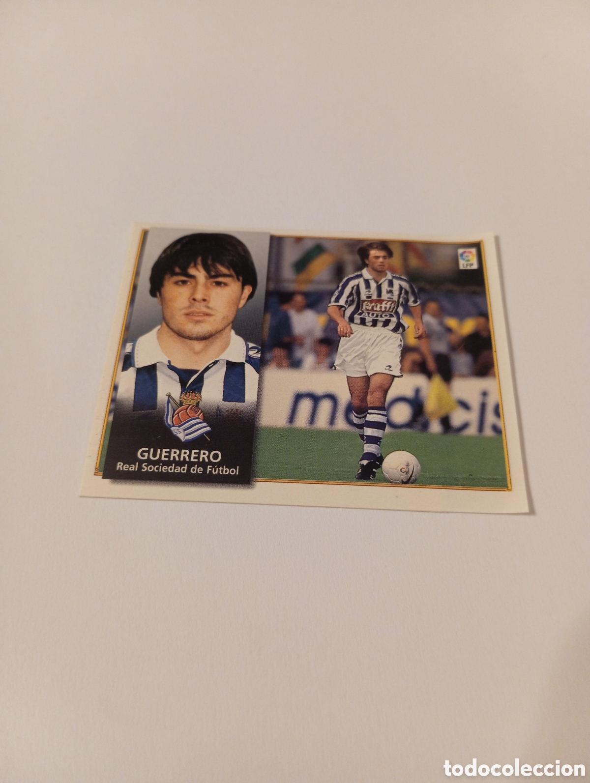 Cromos de Futebol: GUERRERO COLOCA Real Sociedad Liga Este 1998 1999 recuperado 98 99