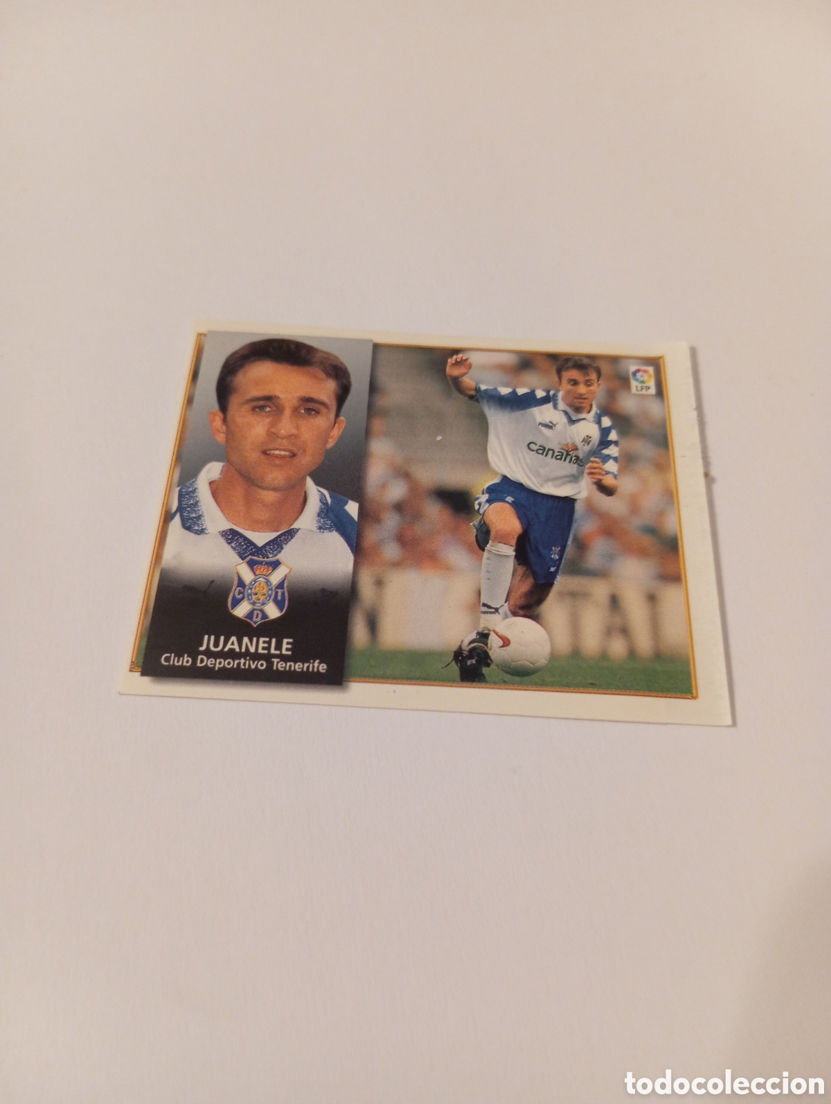 Figurine di Calcio: JUANELE Tenerife Liga Este 1998 1999 recuperado 98 99