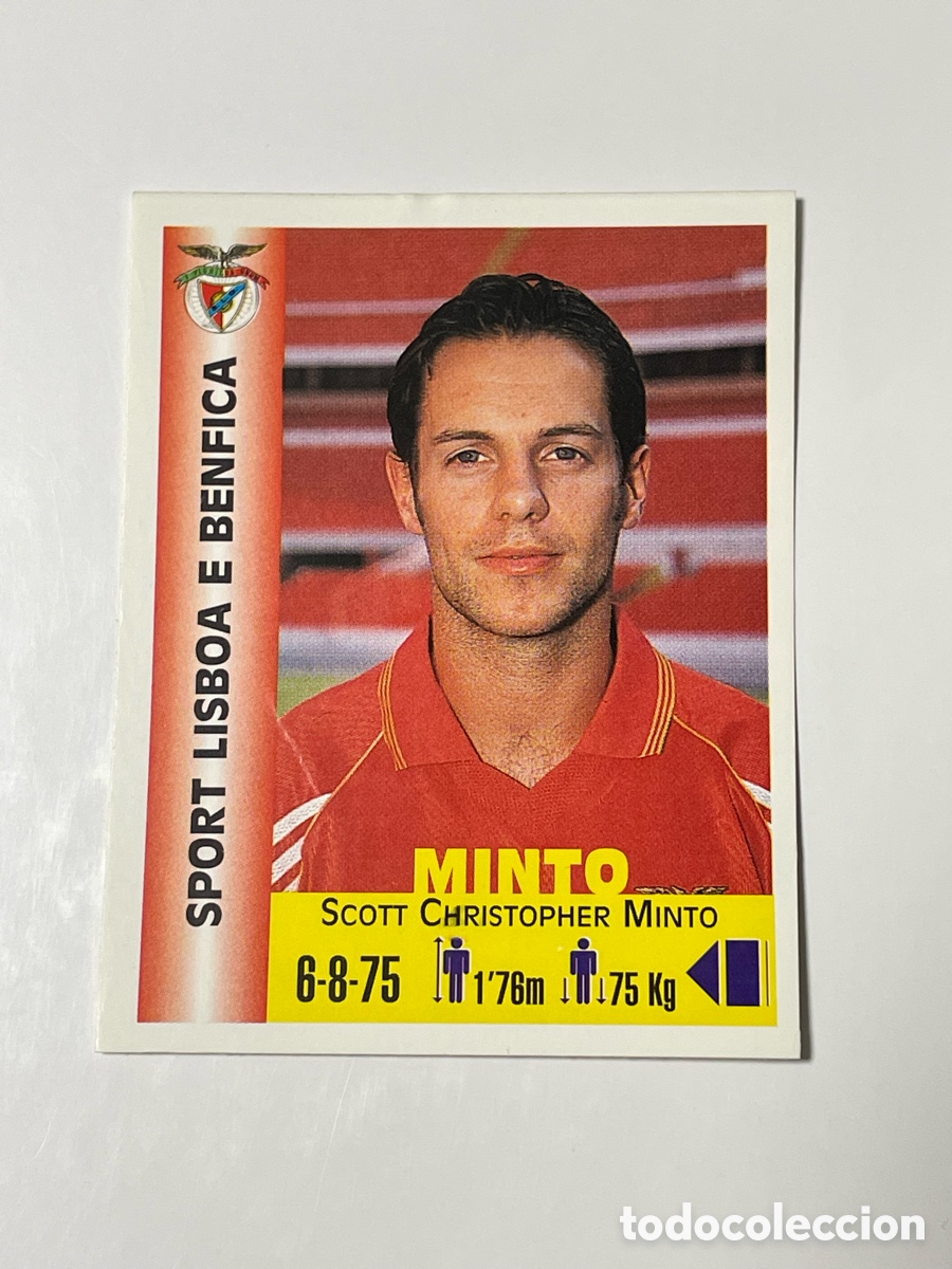 Cromos de F&uacute;tbol: Scott Minto Benfica Panini Equipos de Europa 1999 #87