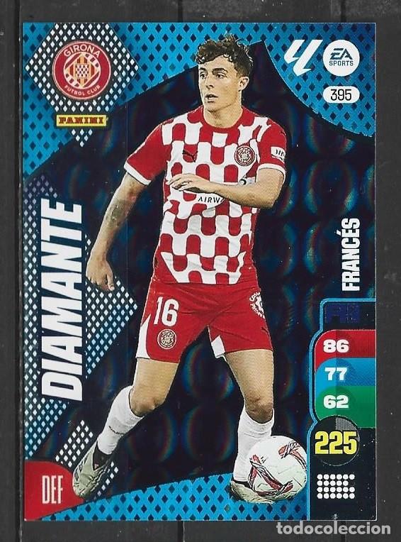 Cromos de F&uacute;tbol: Adrenalyn 24/25 - Franc&eacute;s - N&ordm; 395 - Girona - ( Diamante )