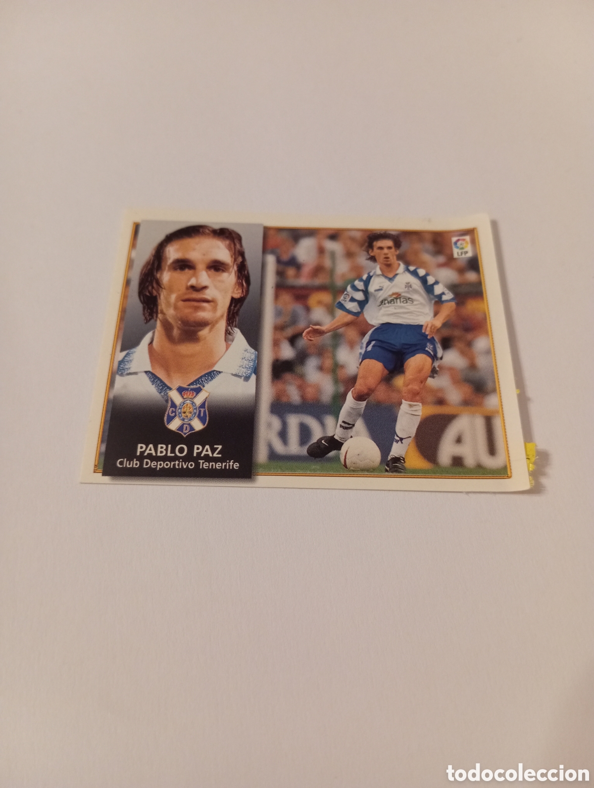 Cromos de F&uacute;tbol: PABLO PAZ Tenerife Liga Este 1998 1999 recuperado 98 99