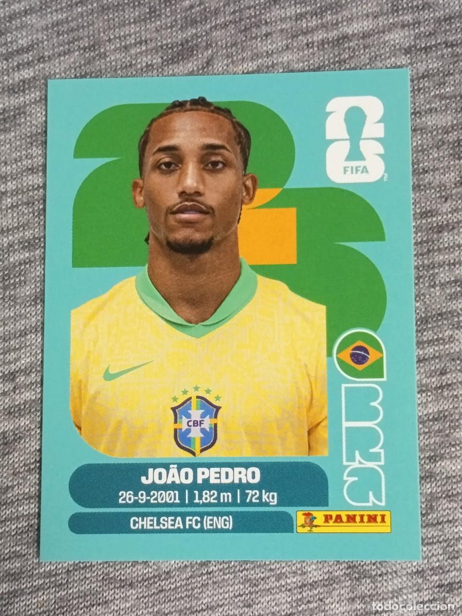 Cromos de F&uacute;tbol: JOAO PEDRO BRA 16 STICKER MUNDIAL 2026 PANINI FIFA WORLD CUP NUEVO