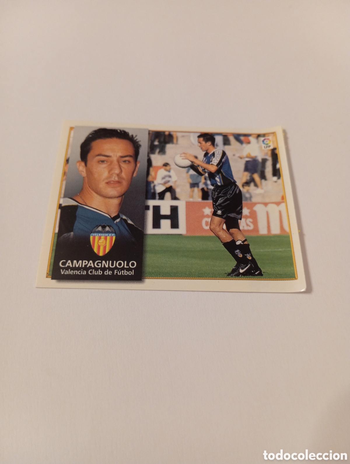 Cartes &agrave; collectionner de Football: CAMPAGNUOLO Valencia Liga Este 1998 1999 recuperado 98 99