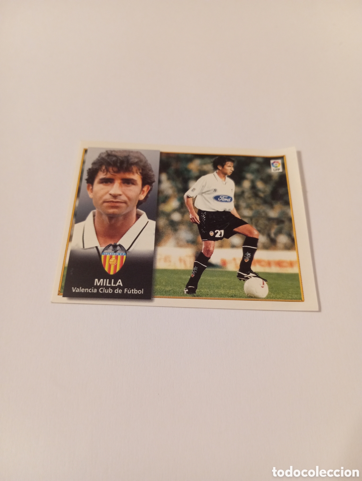 Cartes &agrave; collectionner de Football: MILLA Valencia Liga Este 1998 1999 recuperado 98 99