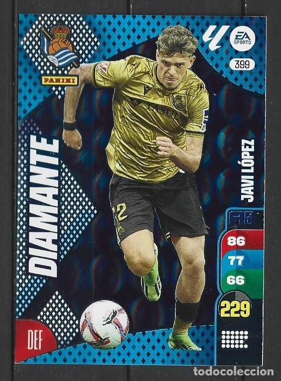 Cromos de F&uacute;tbol: Adrenalyn 24/25 - Javi L&oacute;pez - N&ordm; 399 - R. Sociedad - ( Diamante )