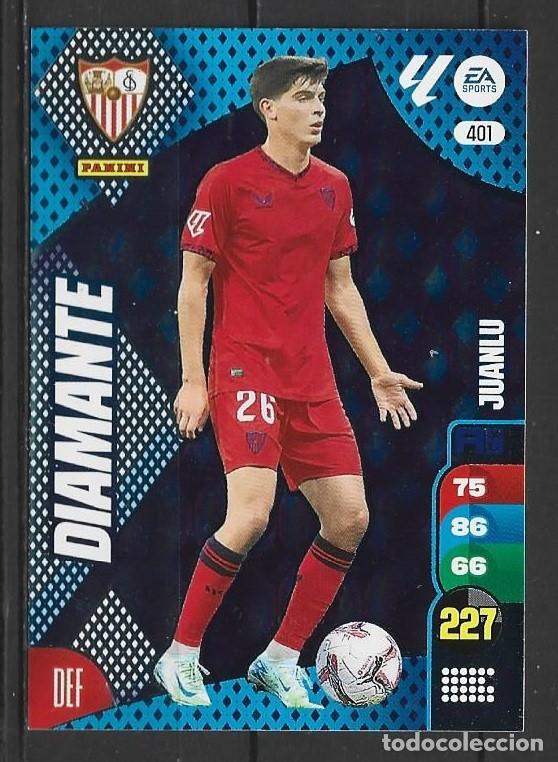 Cromos de F&uacute;tbol: Adrenalyn 24/25 - Juanlu - N&ordm; 401 - Sevilla - ( Diamante )