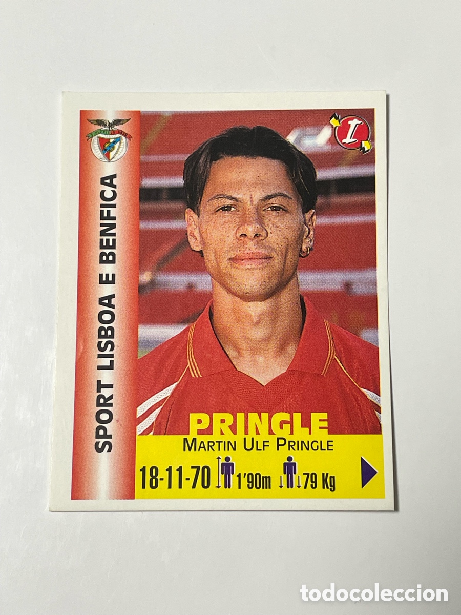 Cromos de F&uacute;tbol: Martin Pringle Benfica Panini Equipos de Europa 1999 #93