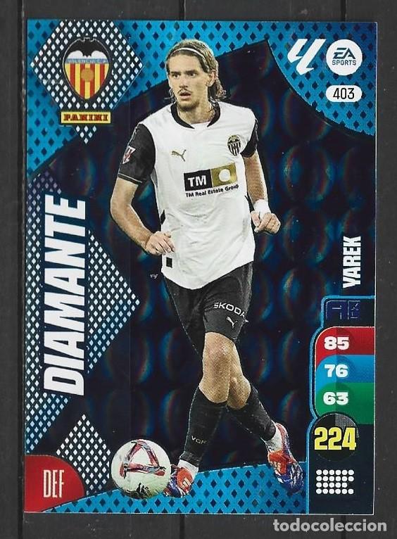 Cromos de F&uacute;tbol: Adrenalyn 24/25 - Mosquera - N&ordm; 403 - Valencia - ( Diamante )