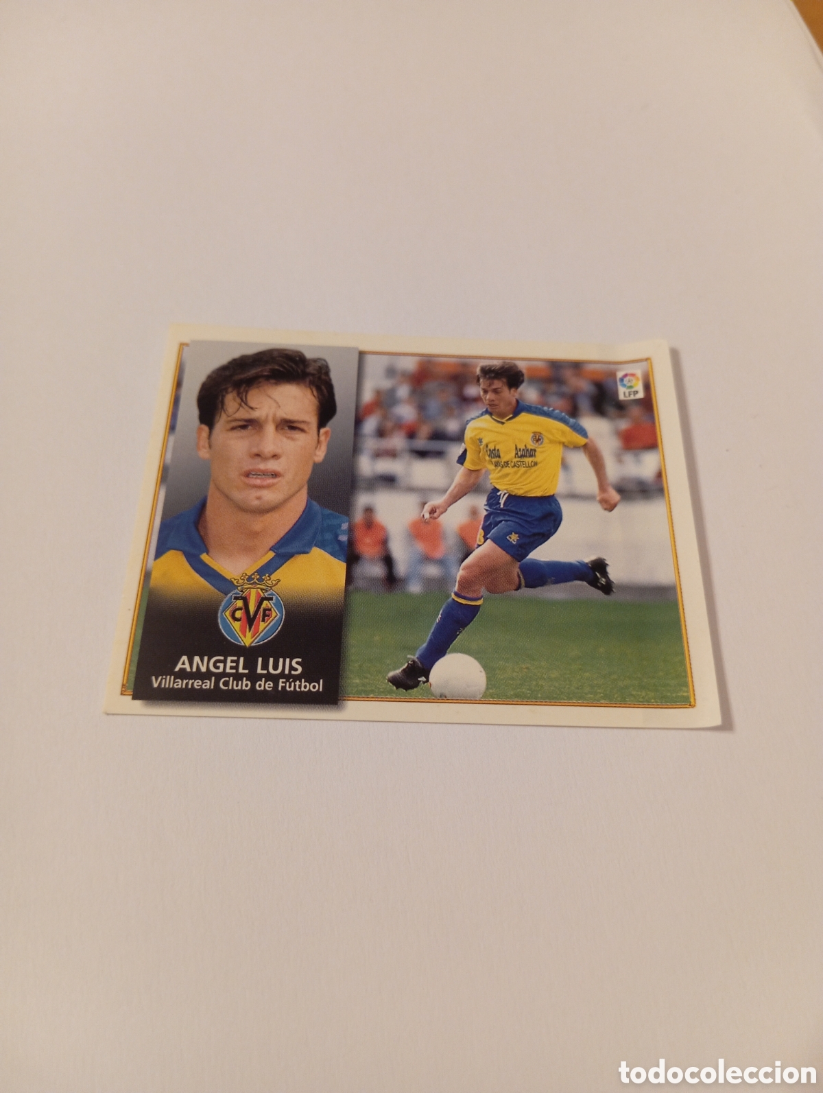Cromos de F&uacute;tbol: &Aacute;NGEL LUIS Villarreal Liga Este 1998 1999 recuperado 98 99