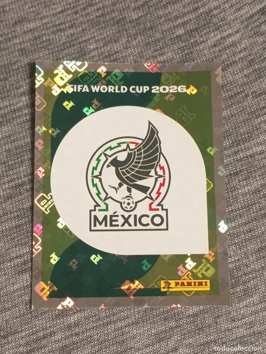 Cromos de F&uacute;tbol: ESCUDO MEXICO MEX 1 STICKER MUNDIAL 2026 PANINI FIFA WORLD CUP NUEVO