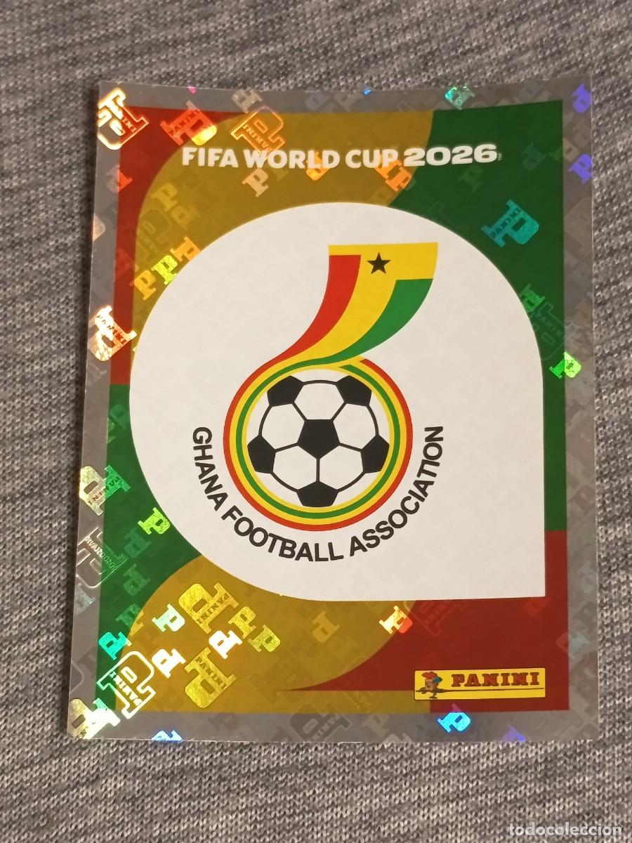 Cromos de F&uacute;tbol: ESCUDO GHANA GHA 1 STICKER MUNDIAL 2026 PANINI FIFA WORLD CUP NUEVO
