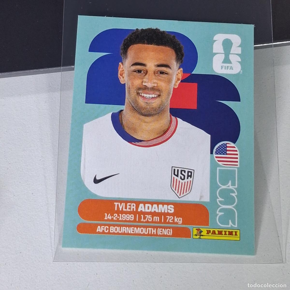 Cromos de F&uacute;tbol: A28 USA8 TYLER ADAMS 8 ESTADOS UNIDOS USA MUNDIAL FIFA WORLD CUP 2026 STICKER PANINI