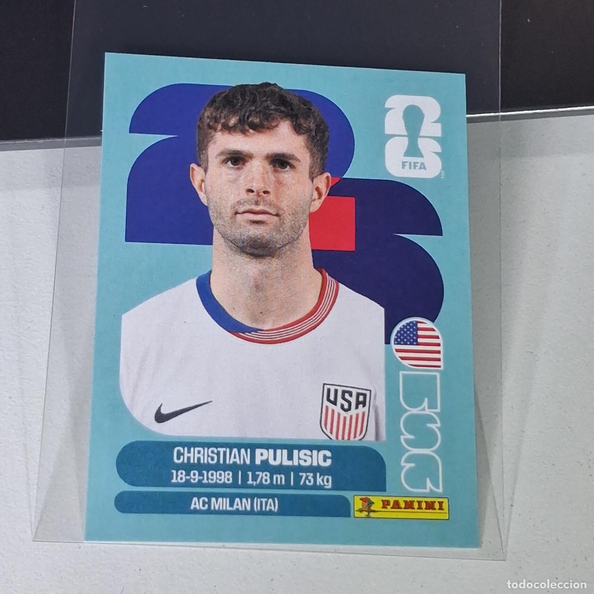 Cromos de F&uacute;tbol: A28 USA16 CHRISTIAN PULISIC 16 ESTADOS UNIDOS USA MUNDIAL FIFA WORLD CUP 2026 STICKER PANINI
