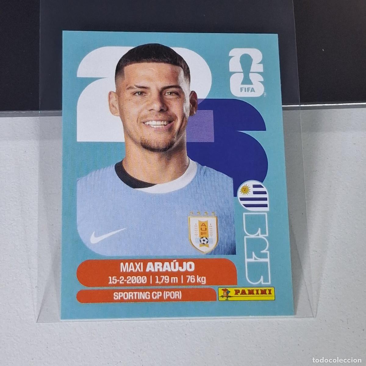 Cromos de F&uacute;tbol: A28 URU16 MAXI ARA&Uacute;JO 16 URUGUAY URU MUNDIAL FIFA WORLD CUP 2026 STICKER PANINI