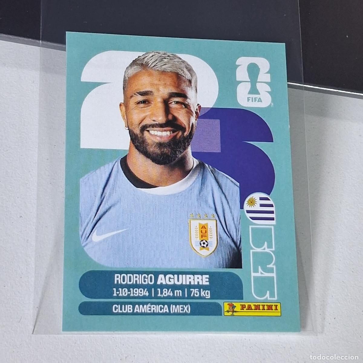 Cromos de F&uacute;tbol: A28 URU19 RODRIGO AGUIRRE 19 URUGUAY URU MUNDIAL FIFA WORLD CUP 2026 STICKER PANINI