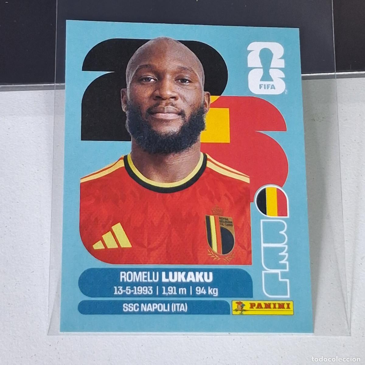 Cromos de F&uacute;tbol: A30 BEL20 ROMELU LUKAKU 20 B&Eacute;LGICA BELGIUM BEL MUNDIAL FIFA WORLD CUP 2026 STICKER PANINI