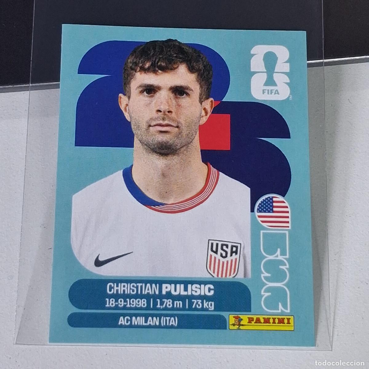 Cromos de F&uacute;tbol: A30 USA16 CHRISTIAN PULISIC 16 ESTADOS UNIDOS USA MUNDIAL FIFA WORLD CUP 2026 STICKER PANINI