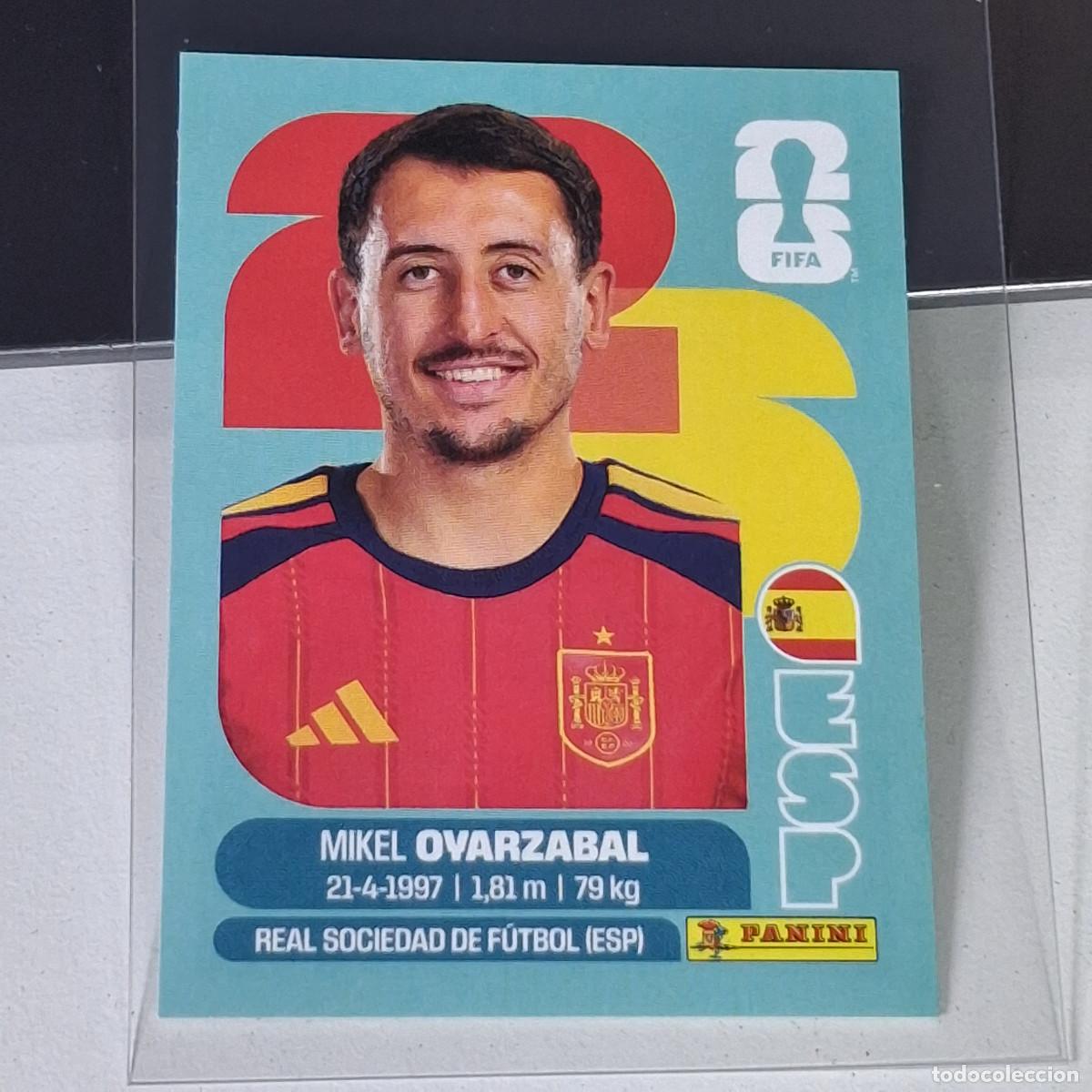 Cromos de F&uacute;tbol: A30 ESP 20 ESP20 MIKEL OYARZABAL ESPA&Ntilde;A SPAIN MUNDIAL FIFA WORLD CUP 2026 STICKER PANINI