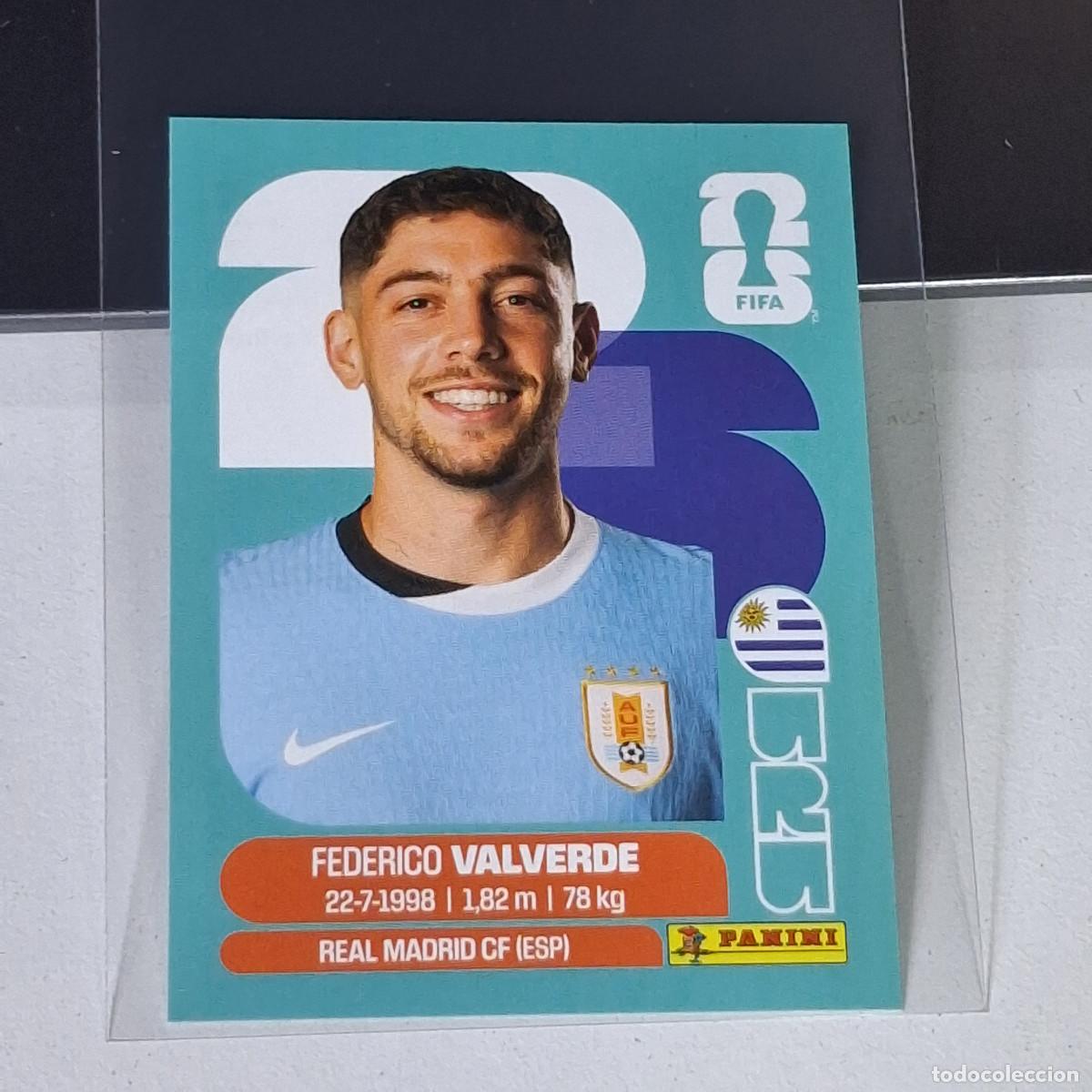 Cromos de F&uacute;tbol: A30 URU 10 URU10 FEDE FEDERICO VALVERDE URUGUAY MUNDIAL FIFA WORLD CUP 2026 STICKER PANINI