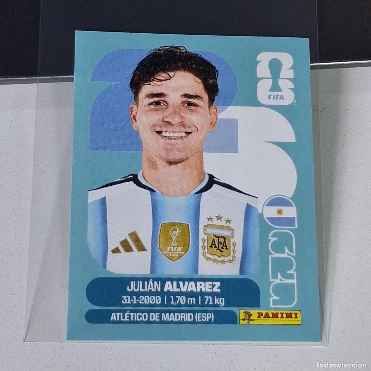 Cromos de F&uacute;tbol: A30 ARG19 JULI&Aacute;N &Aacute;LVAREZ ARG 19 ARGENTINA MUNDIAL FIFA WORLD CUP 2026 STICKER PANINI