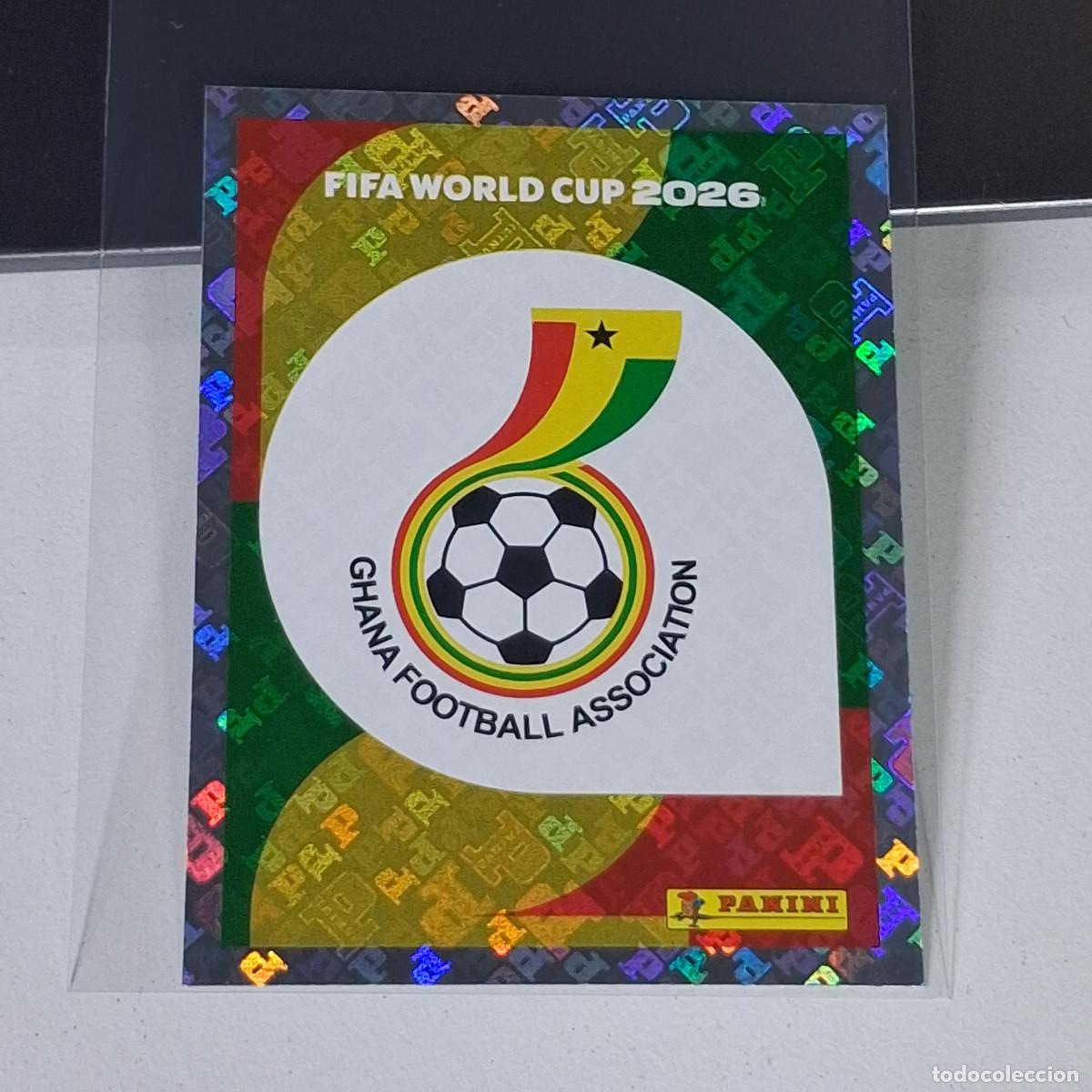 Cromos de F&uacute;tbol: A30 GHA1 GHA 1 ESCUDO LOGO BADGE GHANA MUNDIAL FIFA WORLD CUP 2026 STICKER PANINI